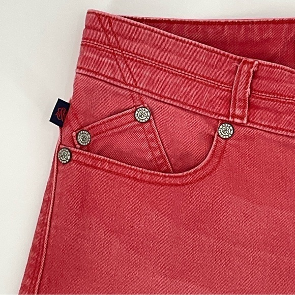 Rock&Republic Bonnaroo Red Denim Shorts Size6 F26 - Picture 6 of 7